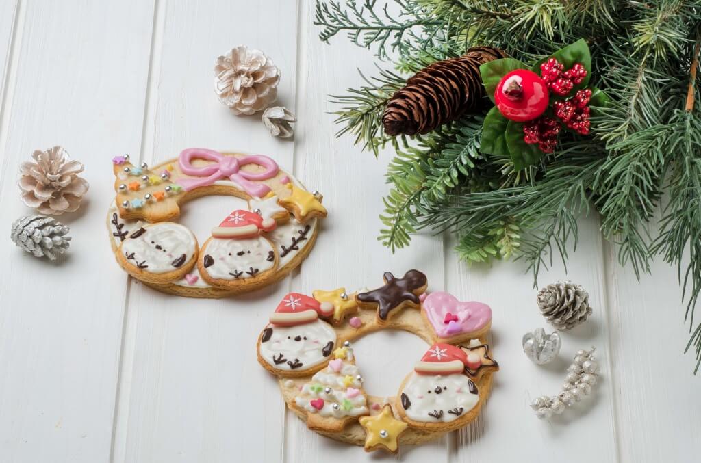 白い恋人パークの『白い恋人パーク～どうぶつたちのホワイトクリスマス』-シマエナガのリースクッキー作り