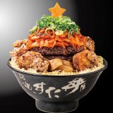 札幌駅前にもある「すた丼屋」にてクリスマス特別メニュー『極楽 肉ニクにくツリーすた丼』が12月1日(水)より期間限定で発売！