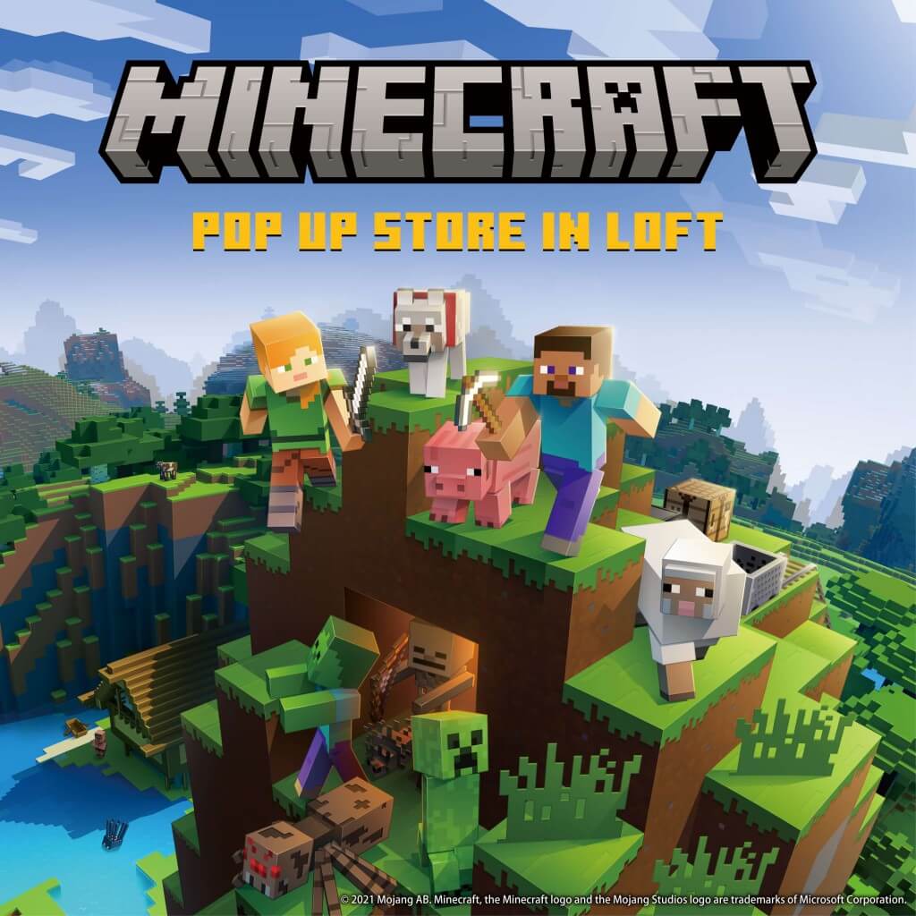 『Minecraft POP UP STORE in ロフト』