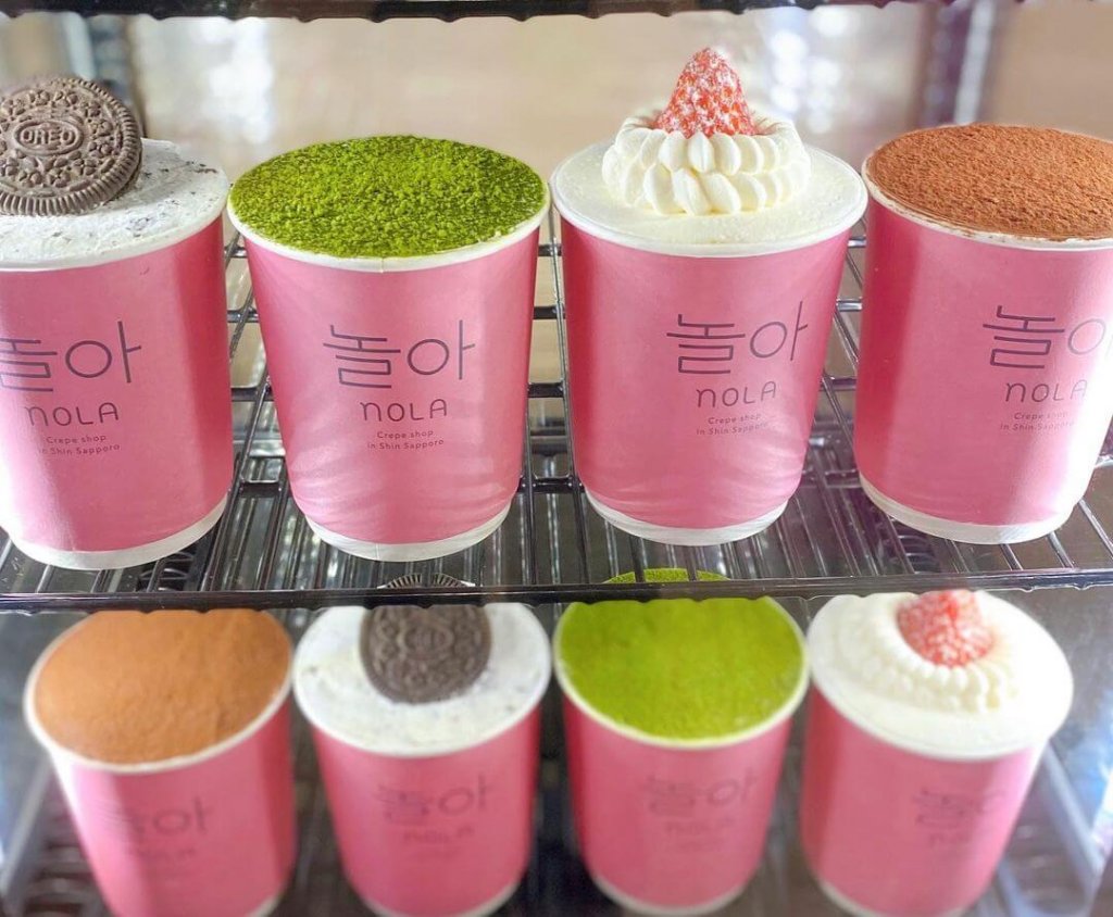 厚別にあるクレープショップ NOLAから『韓国ティラミス』が発売！