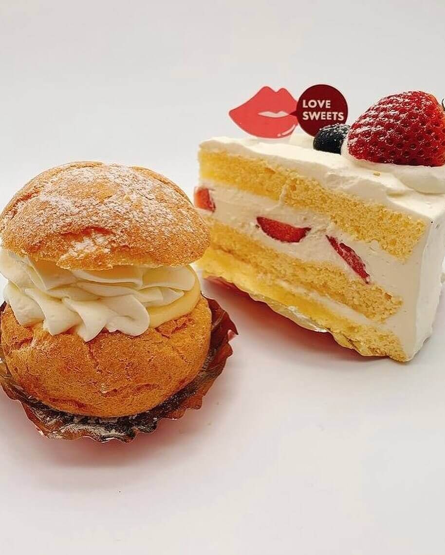 フォセットフィーユの『苺ショート・生シュー』