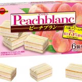 ブルボンから桃の香りのふんわりしっとりケーキ『ピーチブラン』が1月25日(火)より発売！