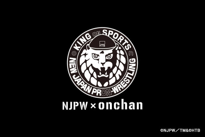 コラボTシャツ バックプリント ロゴ(C)NJPW／TM＆(C)HTB