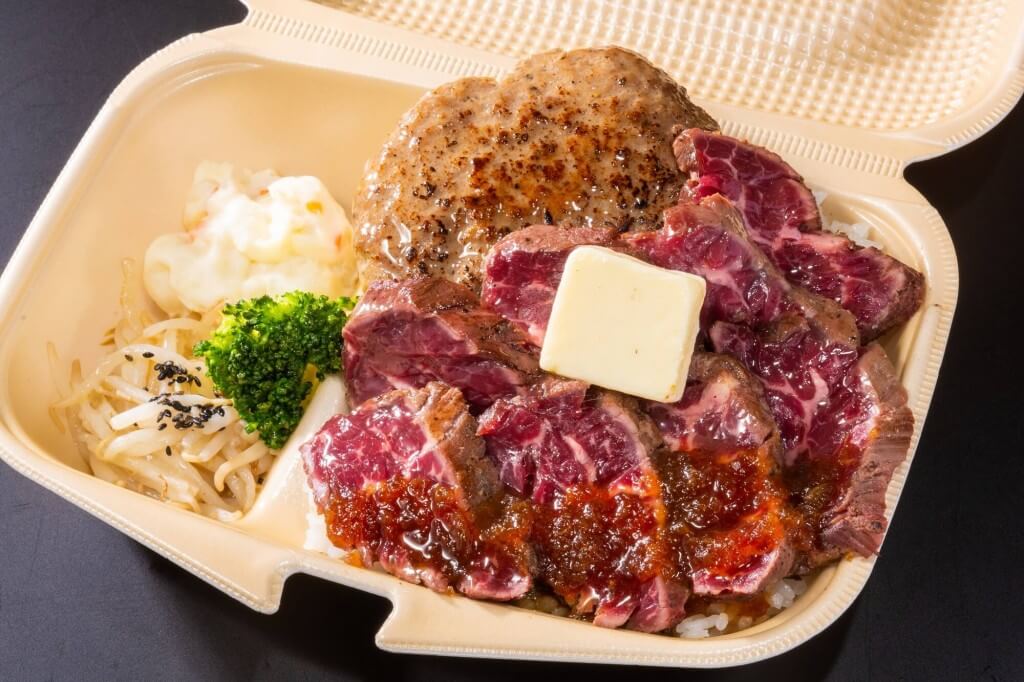 肉と米ハジメの『ステーキ・ハンバーグ 2種BOX』