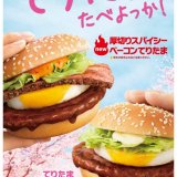 マクドナルドから春の風物詩「てりたま」シリーズが3月9日(水)より発売！新商品「厚切りスパイシーベーコンてりたま」も登場