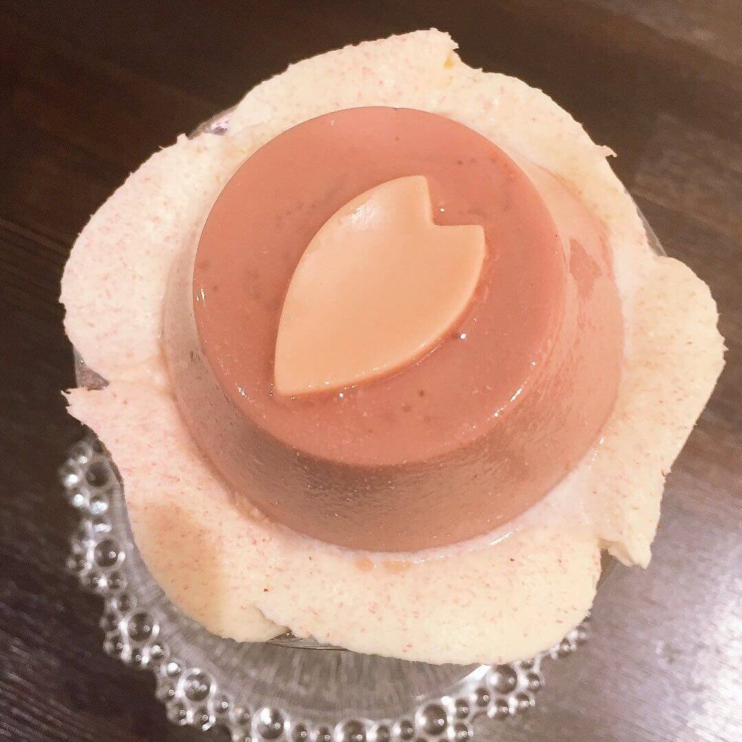 pudding maruyamaの『さくらプディングパフェ』