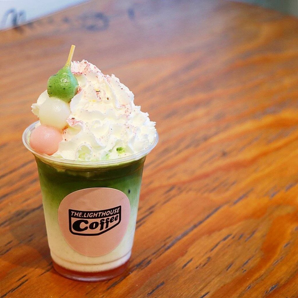 The.Lighthouse Coffeeの『お花見ラテ』