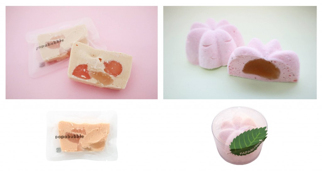 PAPABUBBLE/パパブブレの『グミチョコ桜餅』『マシュマロ桜餅』