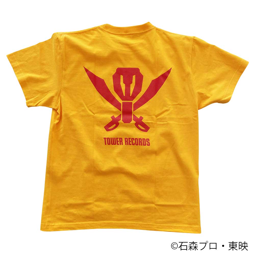 Vシネクスト『テン・ゴーカイジャー』×タワーレコード-Tシャツ Yellow（BACK）