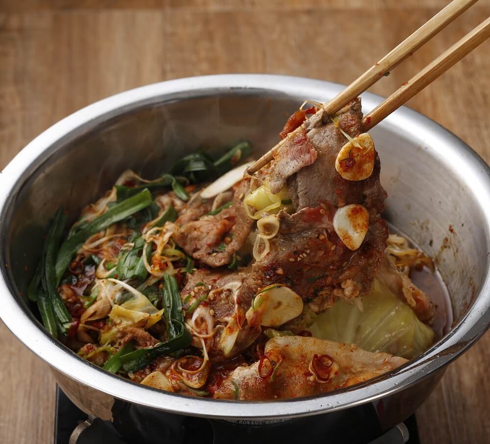 しゃぶしゃぶ温野菜の『ピリ辛！味噌鍋』-美味しい食べ方