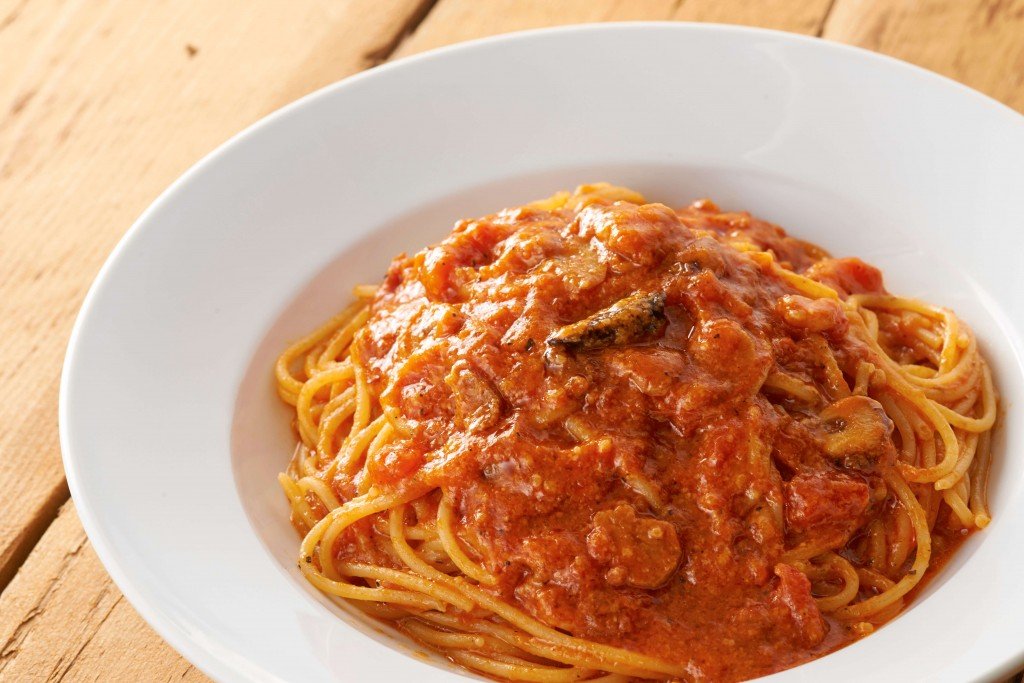 カプリチョーザの『トマトとニンニクのスパゲティ』