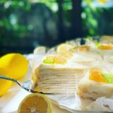 南19西16にあるジェラート＆ベイクホワイトから『レモンのミルクレープ』が発売！