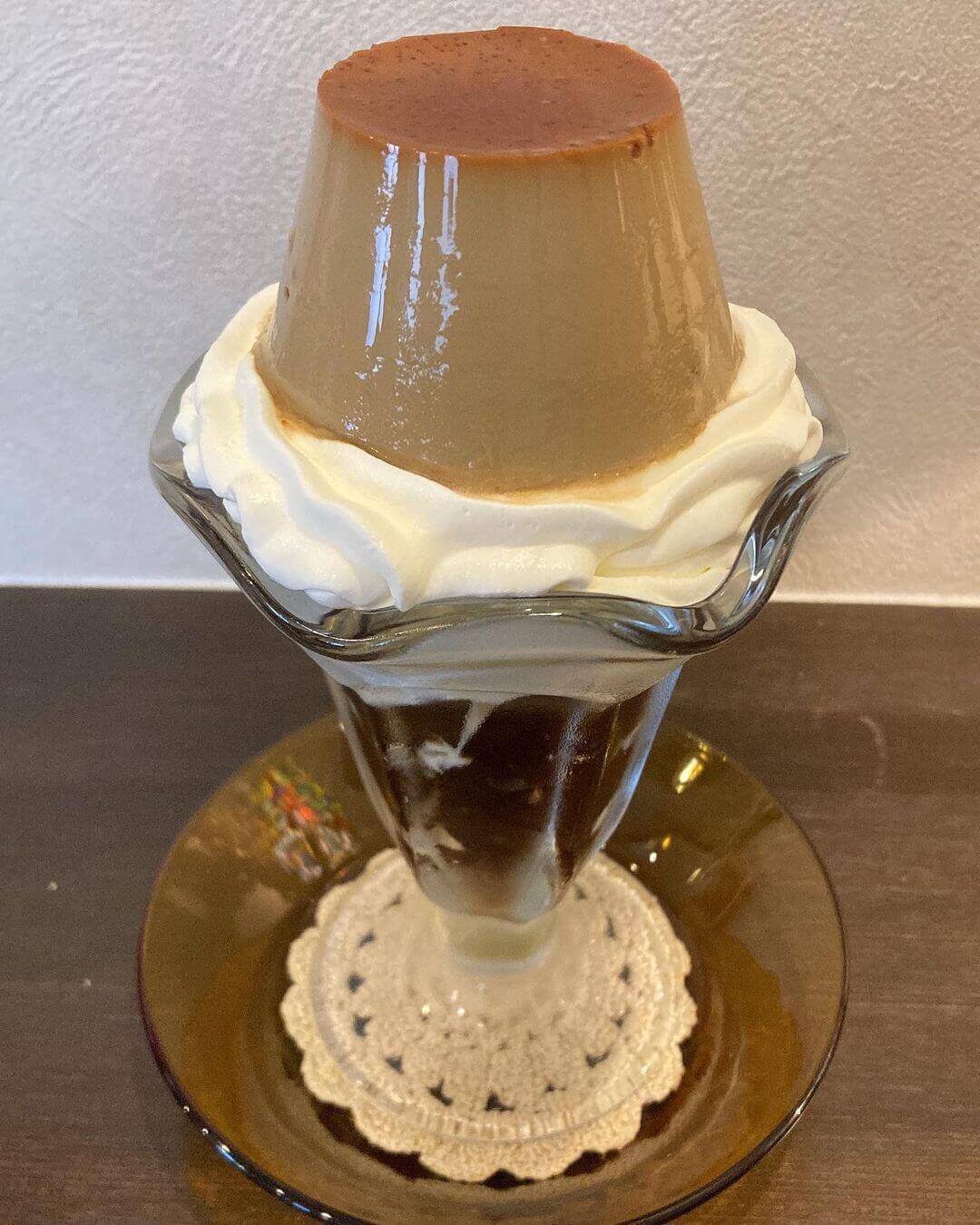 pudding maruyamaの『珈琲ゼリーパフェ』が