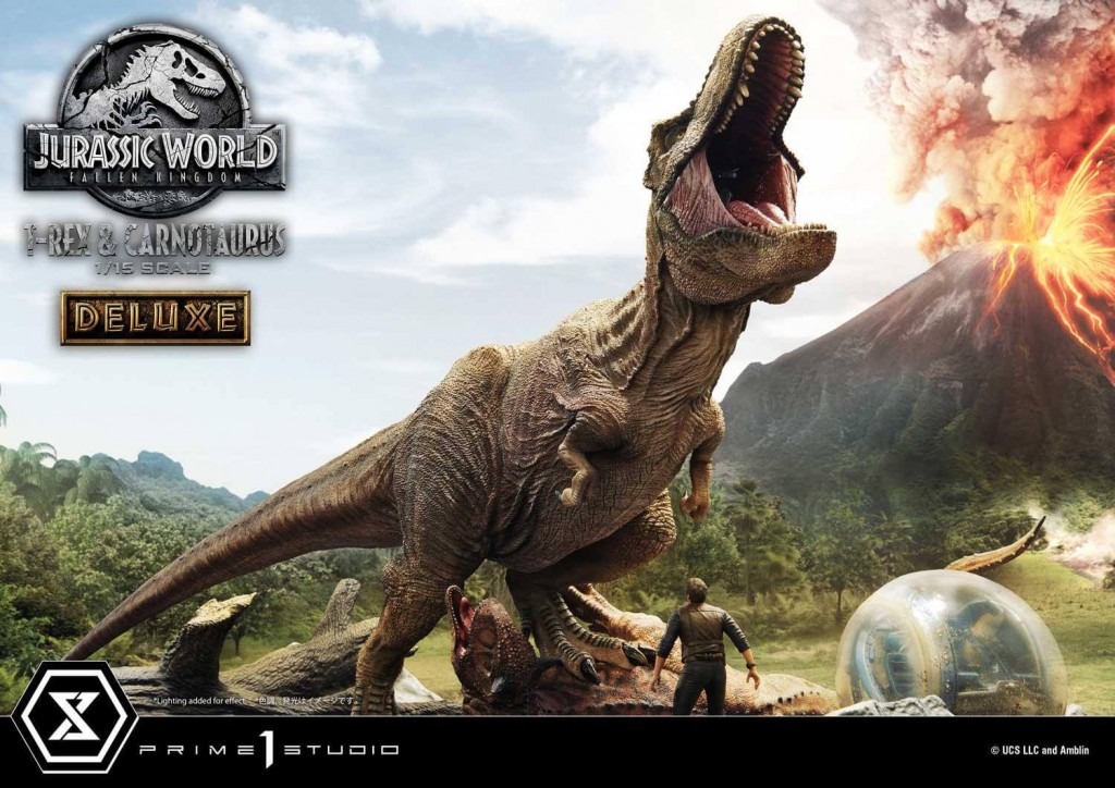 ジュラシック・ワールド／新たなる支配者 POP UPの『レガシーミュージアムコレクション　ジュラシック・ワールド／炎の王国　ティラノサウルス・レックス & カルノタウルス』