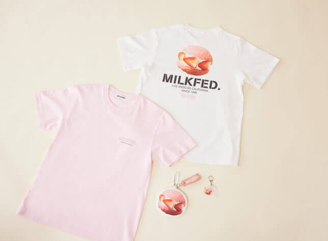 MILKFED.(ミルクフェド)×シロクマベーカリー-Tシャツ