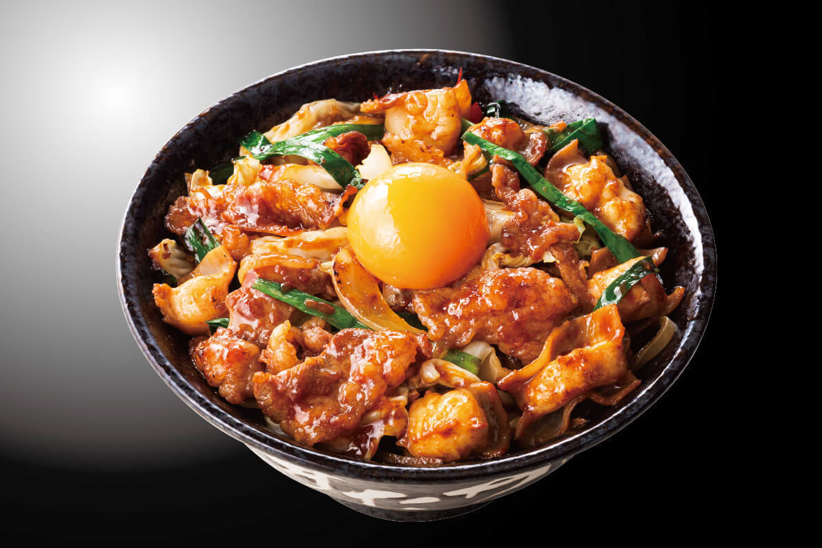 すた丼の『大とろホルモン焼肉丼』