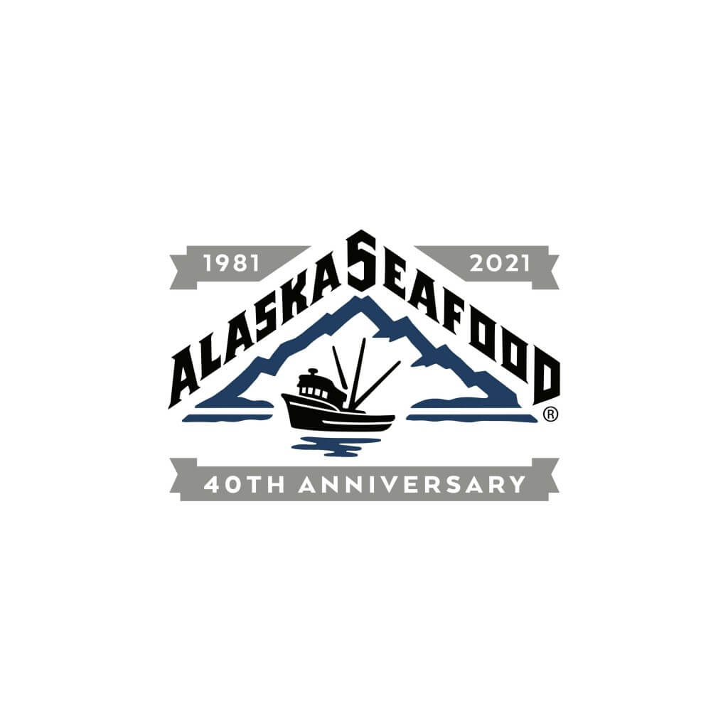 アラスカシーフードマーケティング協会のロゴ