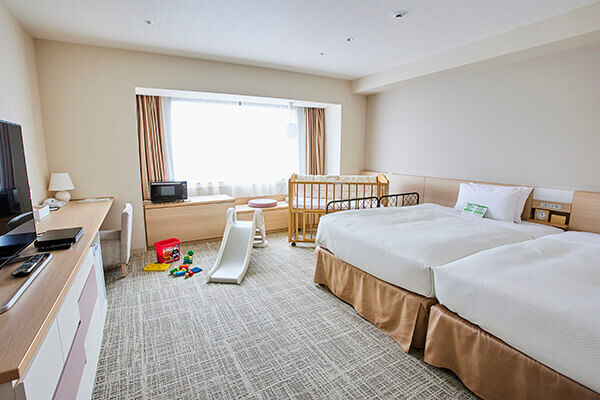 京王プラザホテル札幌-素足で過ごせる広々とした客室