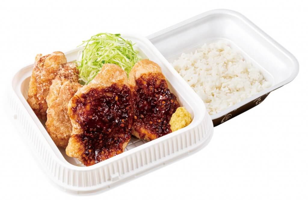 からやまの『豚からあげと鶏からあげの合盛り弁当(テイクアウト)』