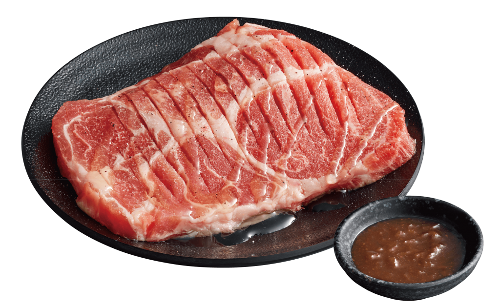 焼肉きんぐの『トリュフソースで食べる 豚肩ロースステーキ』