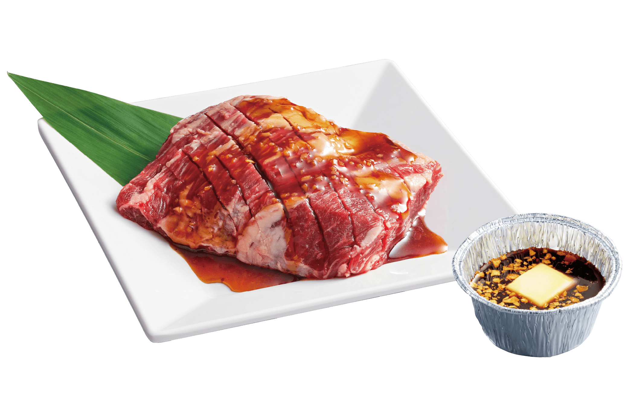 焼肉きんぐの『【名物】ガリバタ醤油で食べるハラミステーキ(西日本限定)』