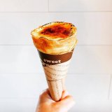 南区にある「えぞりすmeal」にて『ブリュレクレープ』が発売！