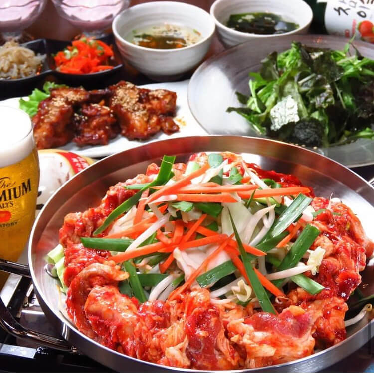 韓国焼肉 天竺の『焼肉』