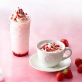 カフェ・ド・クリエにてホリデーシーズンを彩る苺×ホワイトショコラのドリンク、華やかなケーキ2品が11月16日(水)より発売！