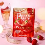 シリーズ初となるスパークリング仕立てになった『ピュレグミプレミアム 栃木産とちおとめ苺スパークリング』が11月7日(月)より発売！
