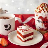 PRONTO(プロント)にて心躍る『ストロベリーラテ＆カスタードクリーム』＆『ストロベリースパイスミルクティー』＆『マーブルベリーベルベットケーキ』が11月14日(月)より発売！