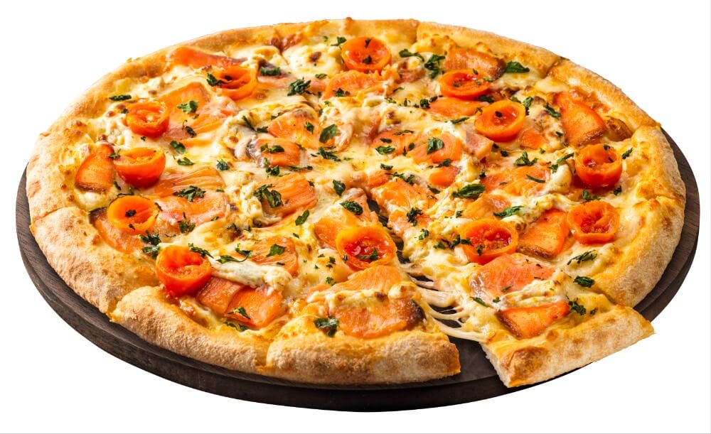 ドミノ・ピザの『スモークサーモン&サワークリームディルソース』
