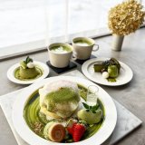 北18条にあるany cafe(エニーカフェ)から『抹茶シリーズ(パンケーキ・プリン・バスク)』が発売！
