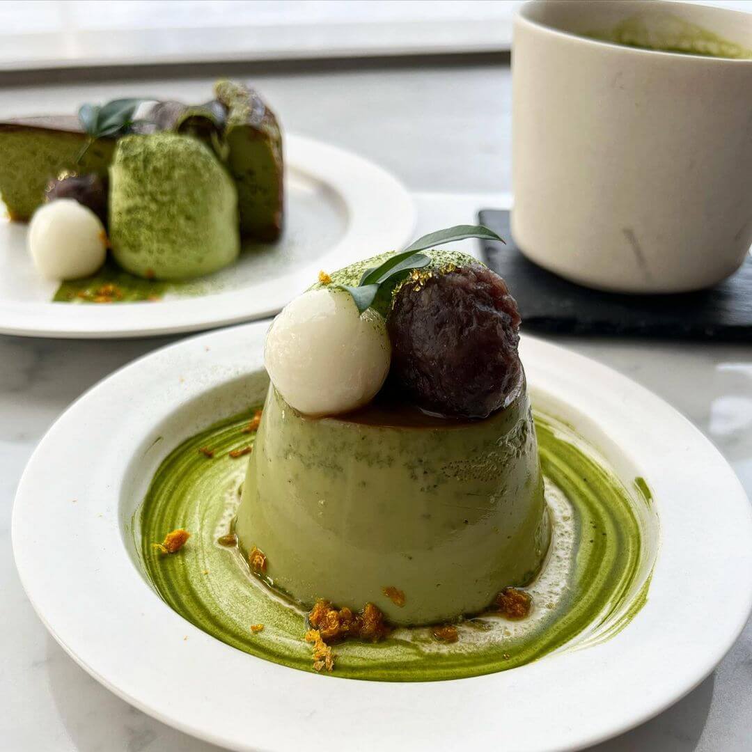 any cafe(エニーカフェ)の『抹茶プリン』