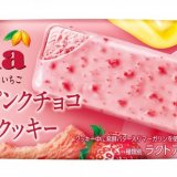 ピンクのチョコアイスが大好評につき4度目の登場！昨年SNSで話題の隠れ「ハート型いちご」入りパッケージ『ガーナチョコ＆クッキーサンド 恋味いちご』が1月2日(月)より発売！