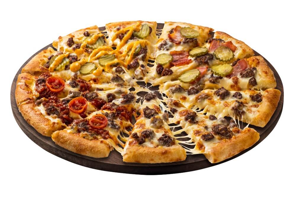 ドミノ・ピザの『バーガーピザ・クワトロ』