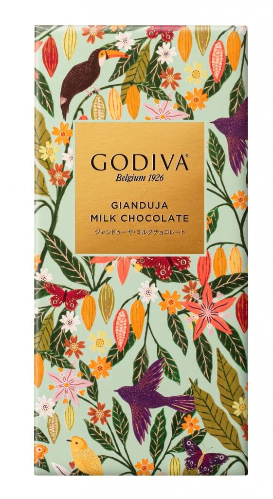 ゴディバの『森の恵み カカオの魅惑 タブレット ジャンドゥーヤ ミルクチョコレート』