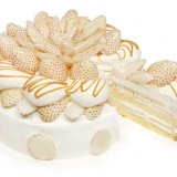 カフェコムサから「白いちご」のショートケーキが2月22日(水),23日(木・祝)の2日間限定で発売！
