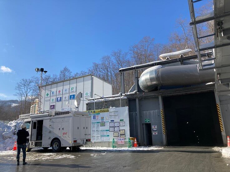 どさんこワイド１７９-北海道新幹線トンネル工事現場から初の生中継(中継車も準備万端。トンネルの奥、工事の今をお伝えします)