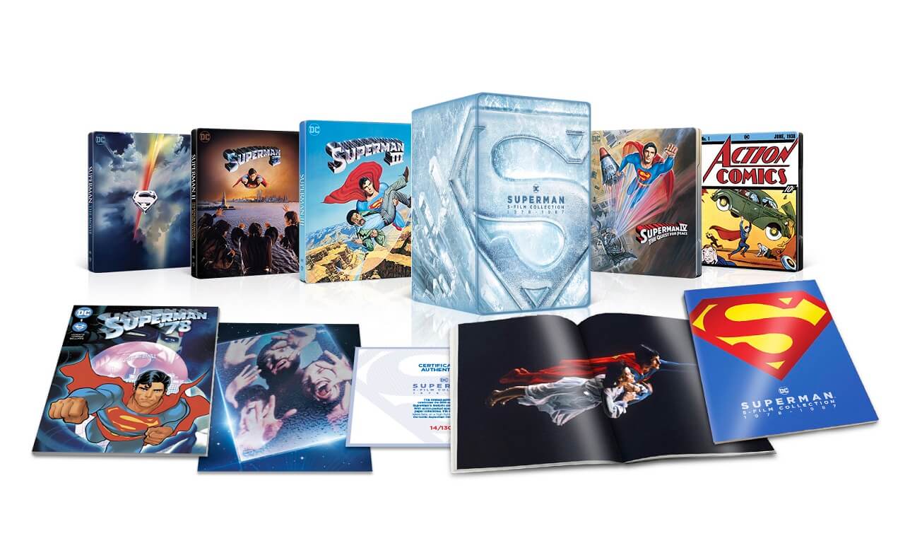 【初回限定生産】スーパーマン 5-Film コレクション メタルケース＆スチールブック仕様＜4K ULTRA HD & ブルーレイセット＞（9枚組／ペーパープレミアム付 ）