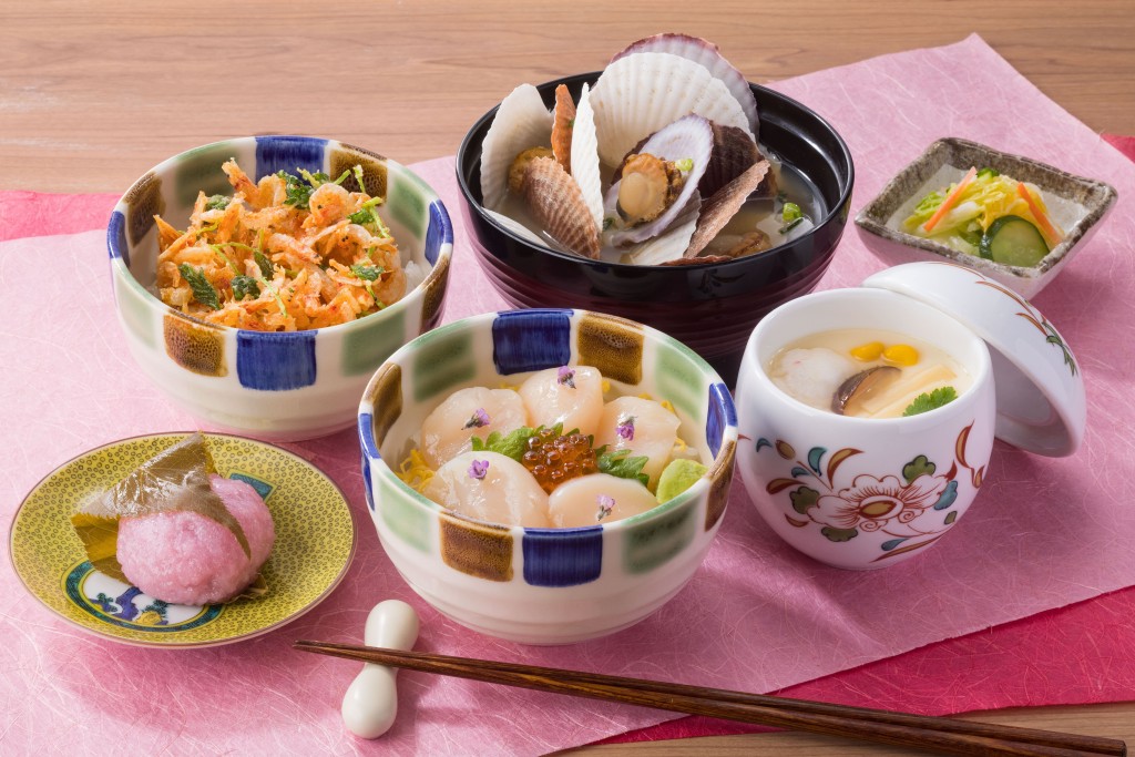 北海道生まれ和食処とんでんの『春の選べるミニ丼セット』