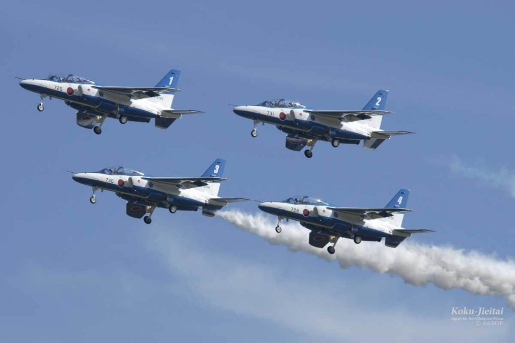 『2023 PLAY BALL～HOKKAIDO BALLPARK F VILLAGEオープニングセレモニー』-航空自衛隊ブルーインパルス展示飛行