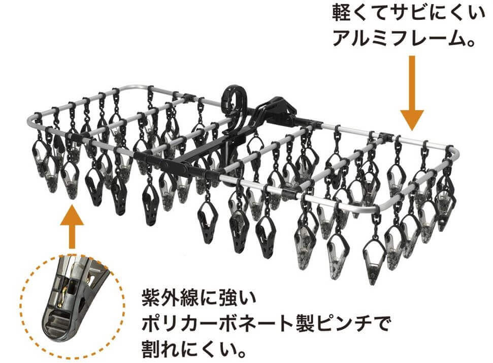 ニトリの『洗濯らくらく 多機能 角ハンガー』