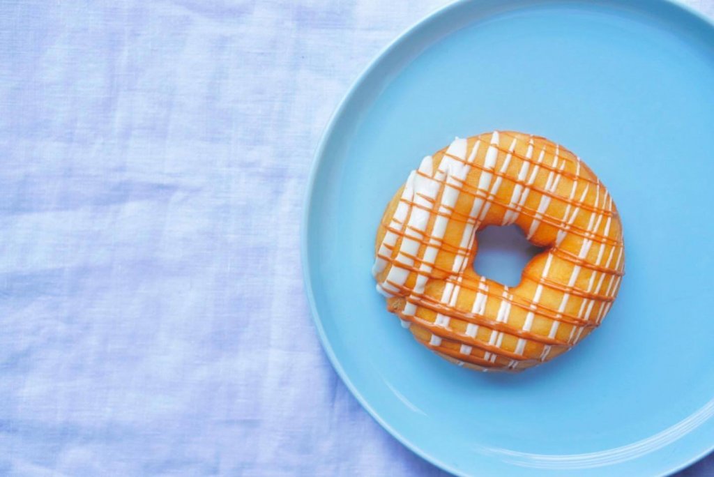 ふわもち邸の『塩キャラメルとクリームチーズ　ドーナツ』