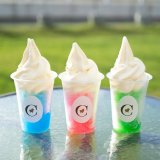 清田区にあるコッコテラスから『かき氷ソフト』が発売！