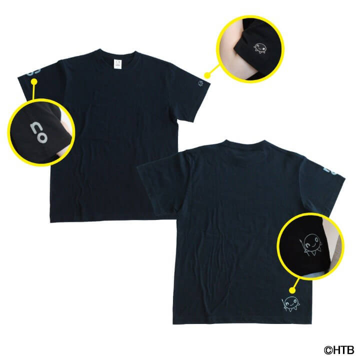 noちゃんTシャツ「ブラック」(C)HTB