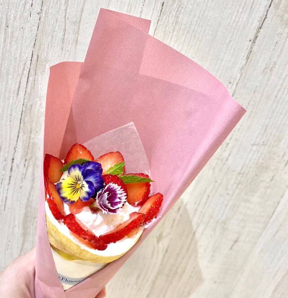 Flower flower大丸札幌店の『ブーケクレープ』