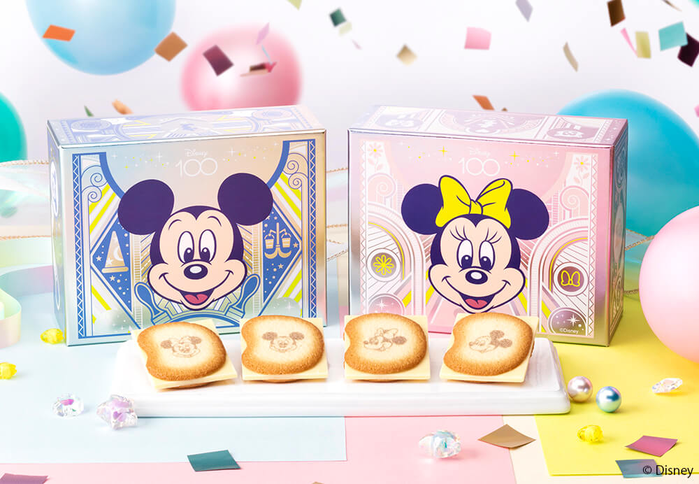 Disney SWEETS COLLECTION by 東京ばな奈の『ディズニー100　ミッキー＆ミニー/ショコラサンド「見ぃつけたっ」』