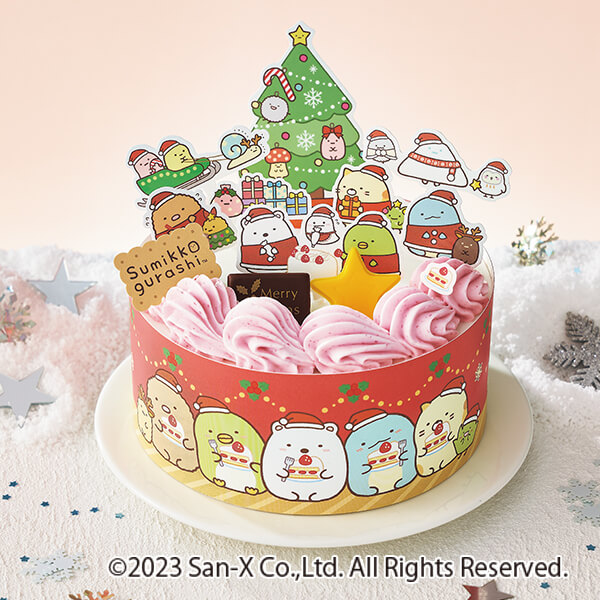 ファミリーマートのクリスマス 2023-すみっコぐらし かざって楽しいクリスマスケーキ