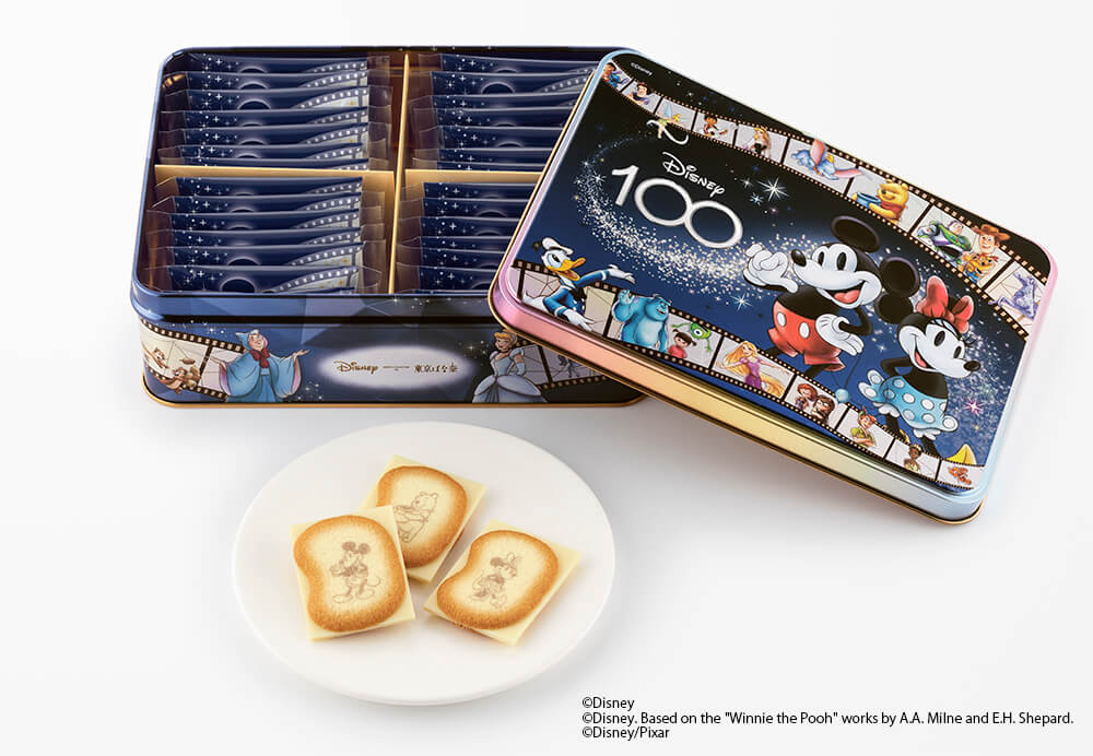 Disney SWEETS COLLECTION by 東京ばな奈の『ディズニー100/ショコラサンド「見ぃつけたっ」 スペシャル缶』