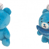 えふたんグッズの新商品『ぬいぐるみ(お座り/しゃけまる)』『キーチェーン』が10月17日(火)より発売！